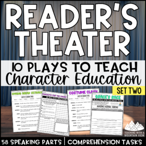 SET TWO Character Education Reader’s Theater Scripts | SEL | Fluency