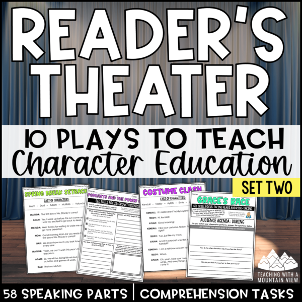 SET TWO Character Education Reader’s Theater Scripts | SEL | Fluency