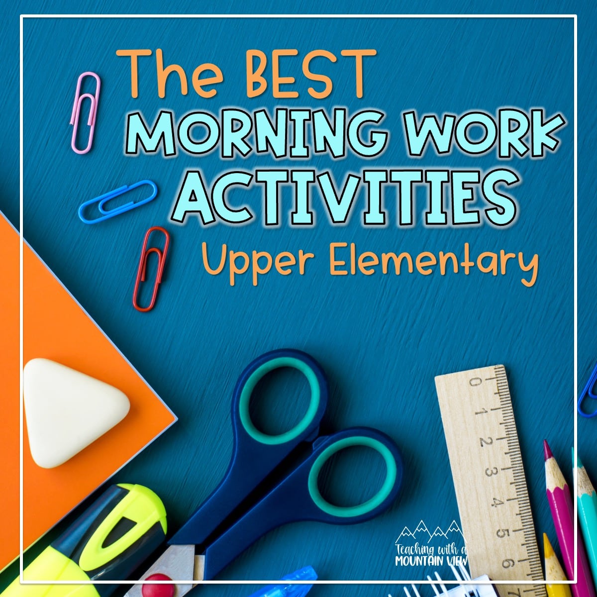 If you’ve ever found yourself looking around your classroom in the morning and thinking things are a little chaotic, then this post of morning work activities is for you!