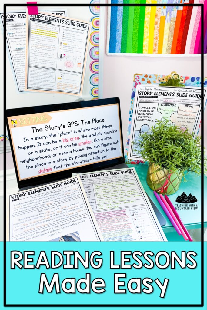 This series of high-interest reading lessons and slides will help your students become confident readers and thinkers with accompanying slide guides.