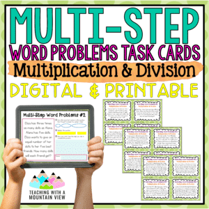 Multiplication & Division Multi-Step Word Problems