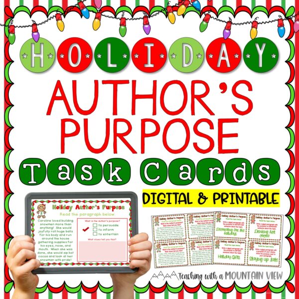 Authors Purpose Task Cards Holiday scaled