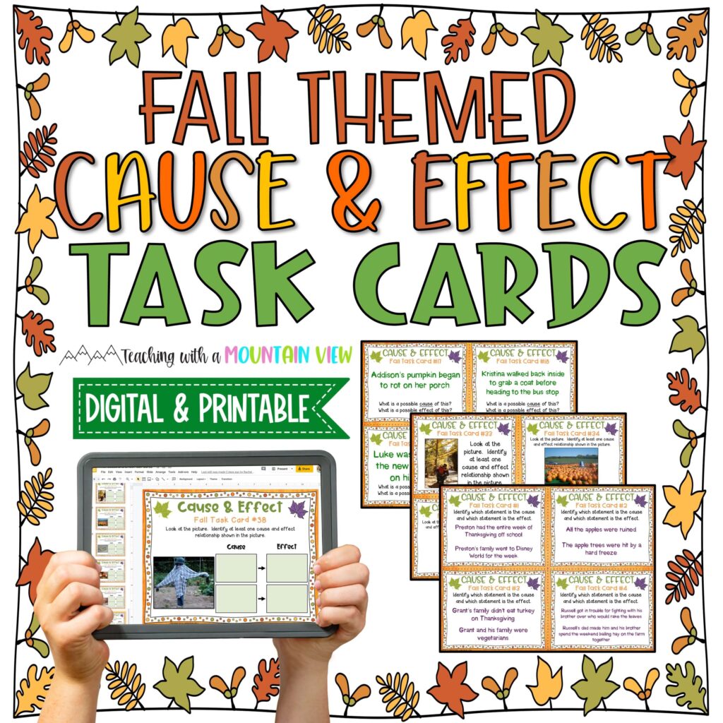 Homepage 28 Fall Cause and Effect Task Cards