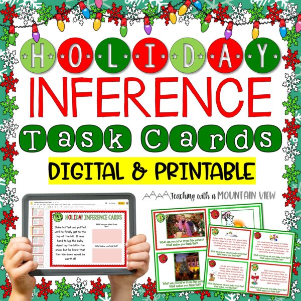 Inference Task Cards Holiday scaled