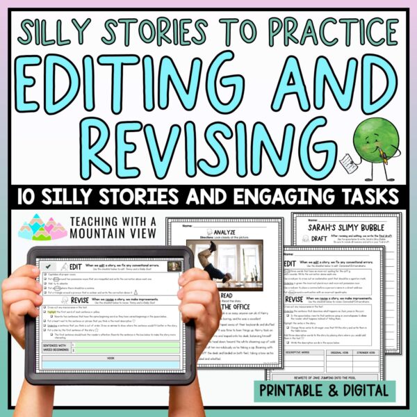 Activities to Practice Editing and Revising | Editing and Revising Tasks