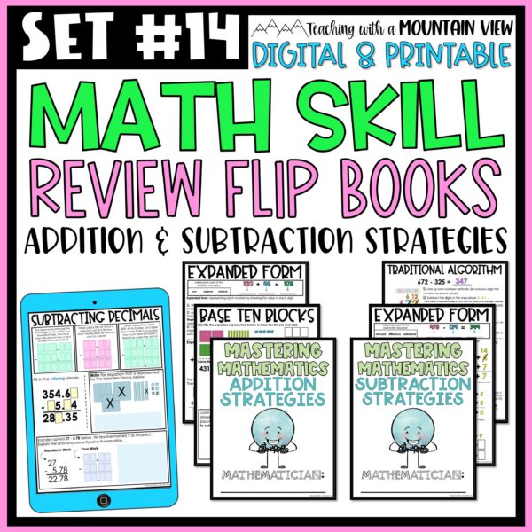 Addition and Subtraction Strategies