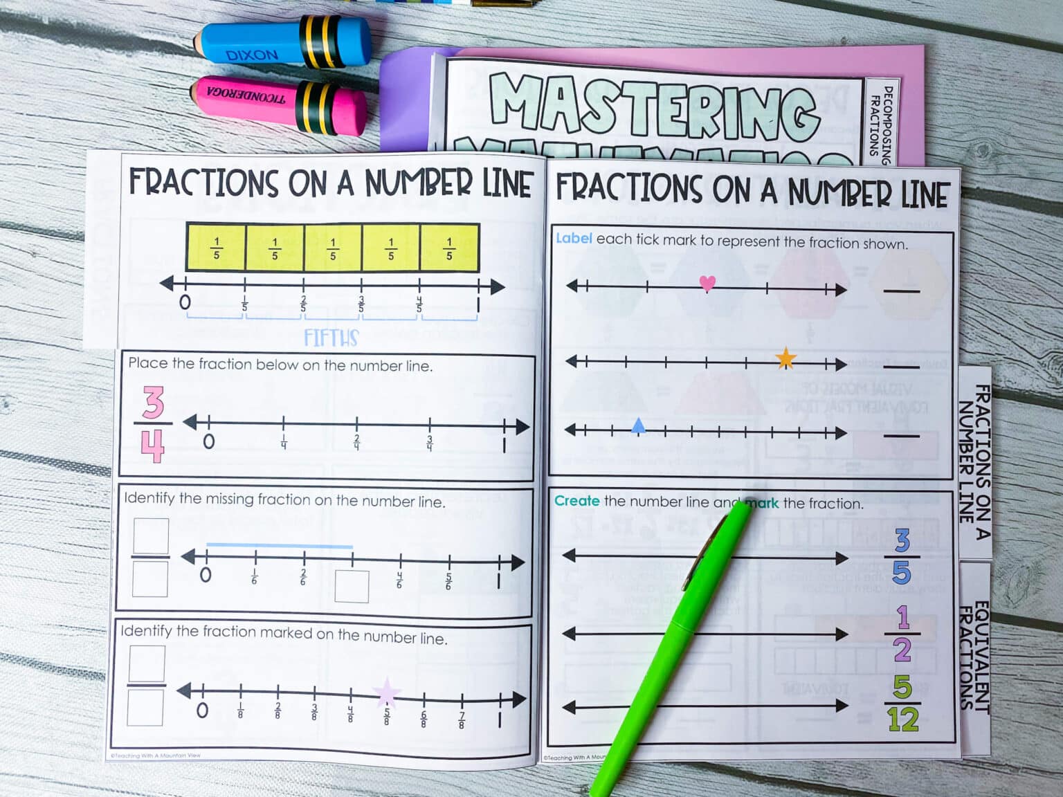 Fraction Skills Lesson - Teaching with a Mountain View