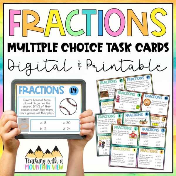 Fractions Task Cards