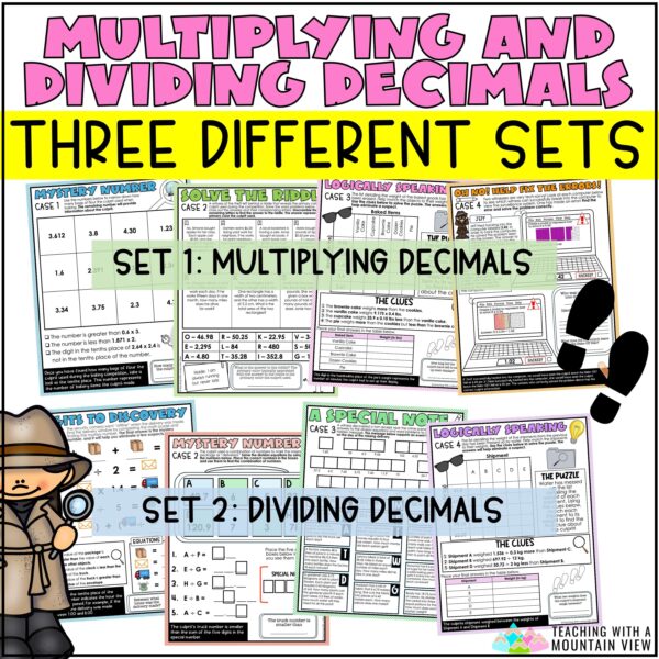 Multiplying and Dividing Decimals Math Detectives Mystery | Critical Thinking - Image 3