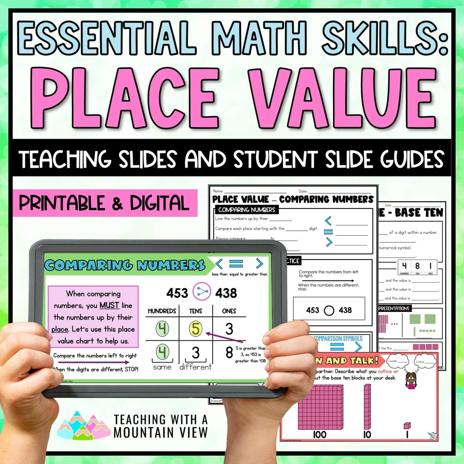 Place Value Math Lessons | Slideshows and Lessons - Teaching with a ...