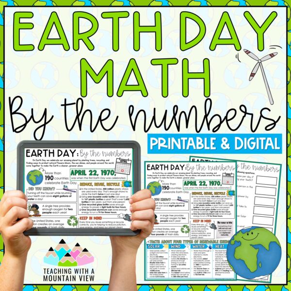 Earth Day Math By the Numbers | Math Enrichment Activity