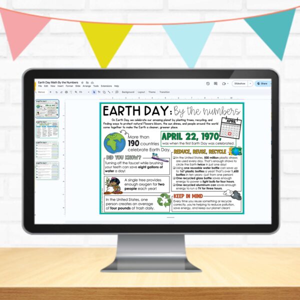 Earth Day Math By the Numbers | Math Enrichment Activity - Image 3