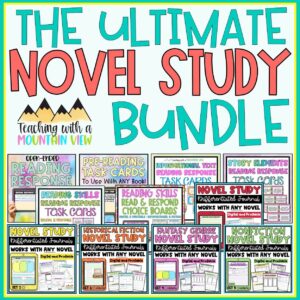 Novel Study Activities | Reading Comprehension for ANY book