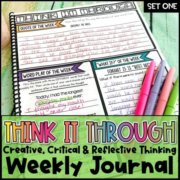 Weekly Creative & Critical Thinking Journal #1