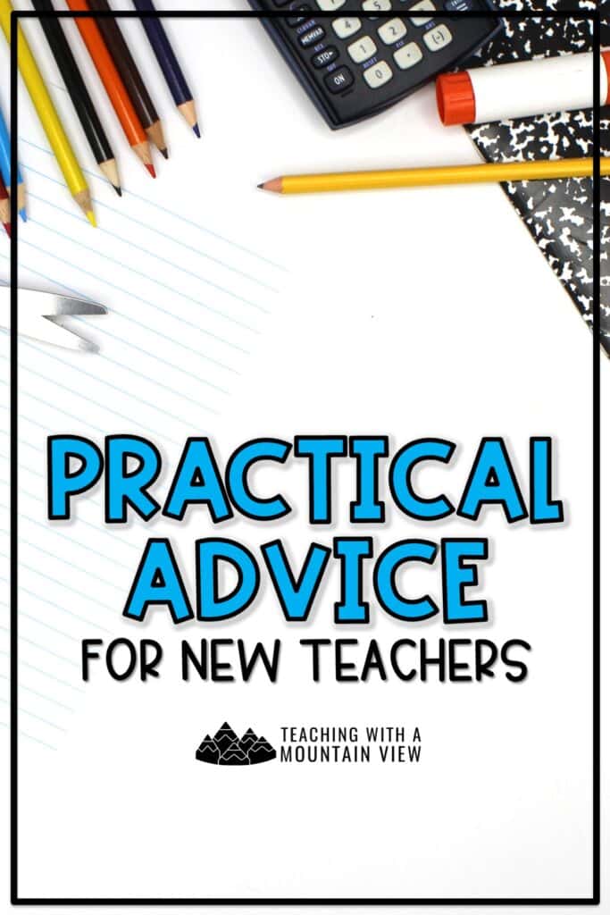 This blog post is PACKED with practical advice for new teachers, straight from experienced upper elementary teachers who have been exactly where you are. 