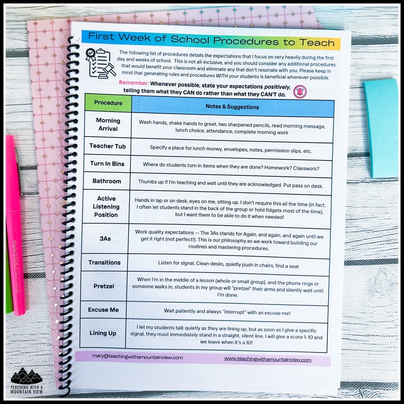 FREE first day of school lesson plans: After many first days of school over the years, here are my tried and true tips for a successful first day of school. 