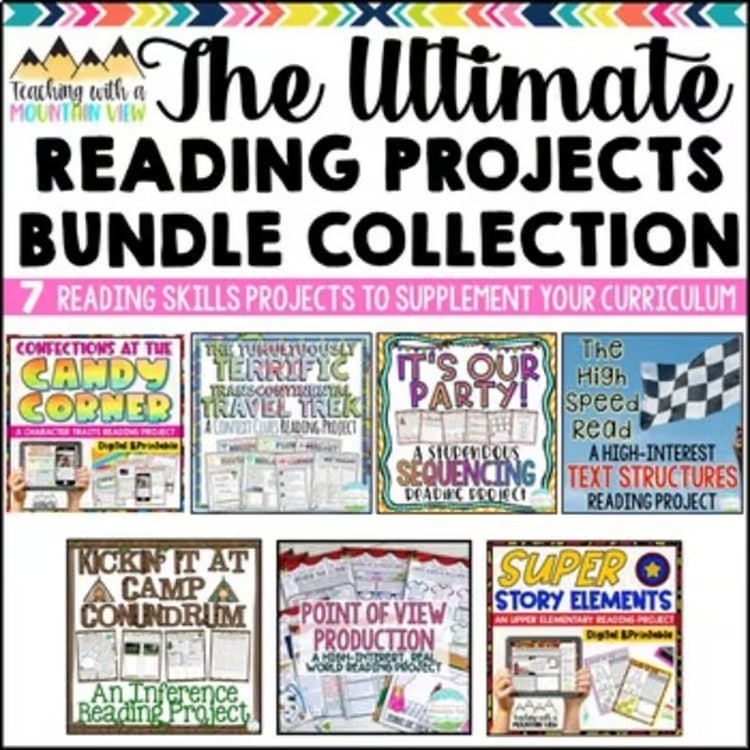 Reading Projects Bundle Reading Comprehension and Enrichment