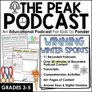 Winter Sports Podcasts Winter Sports & Winter Games Podcasts for Reading and Listening Comprehension