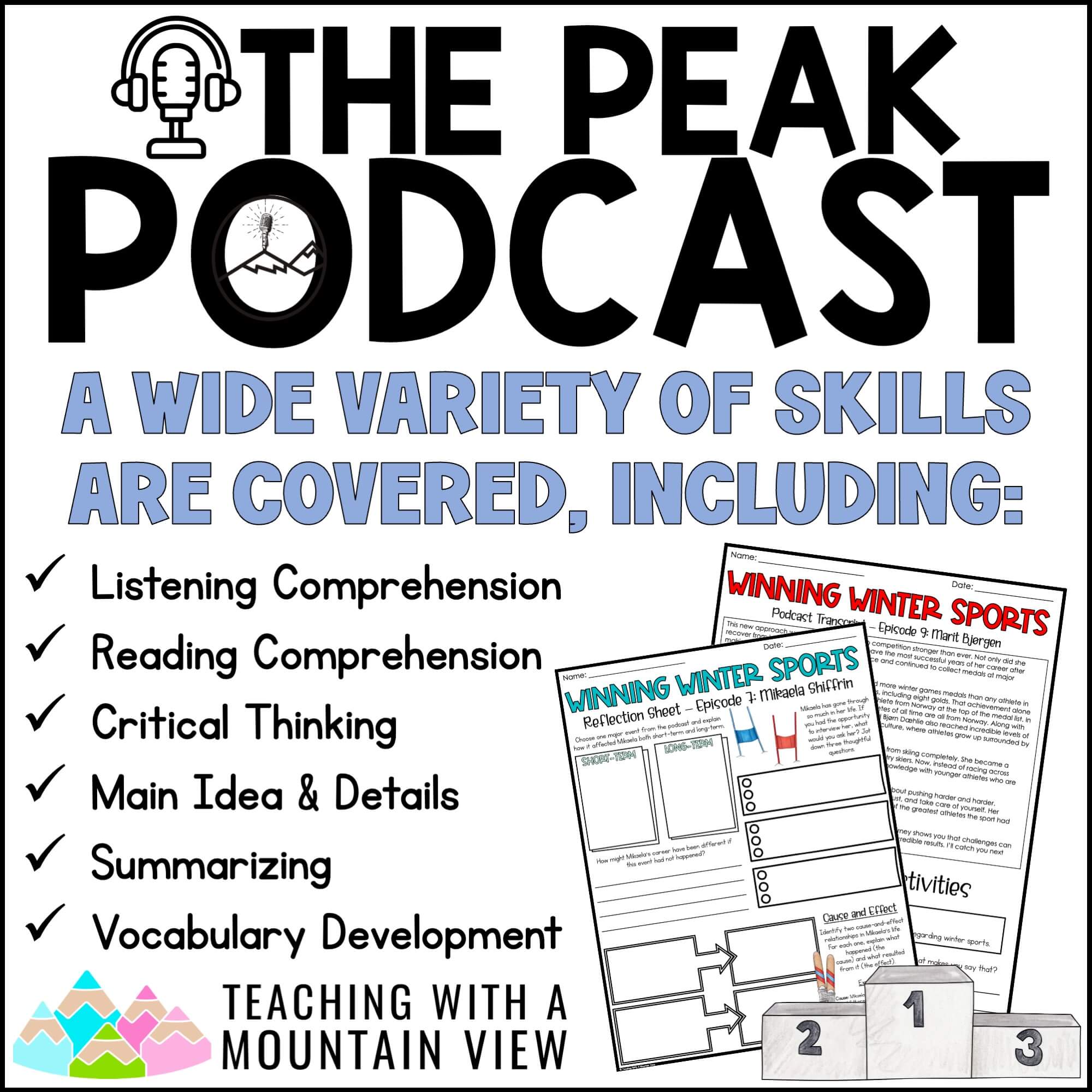 Winter Sports & Winter Games Podcasts for Reading and Listening Comprehension 2 Winter Sports & Winter Games Podcasts for Reading and Listening Comprehension - Image 2