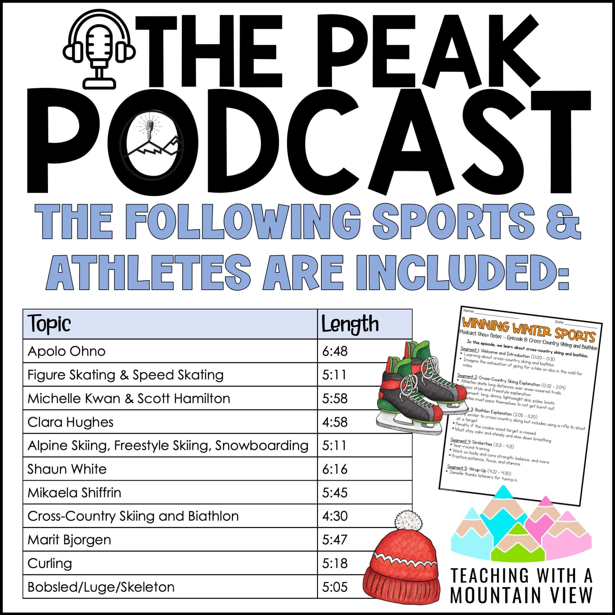 Winter Sports & Winter Games Podcasts for Reading and Listening Comprehension 3 Winter Sports & Winter Games Podcasts for Reading and Listening Comprehension - Image 3
