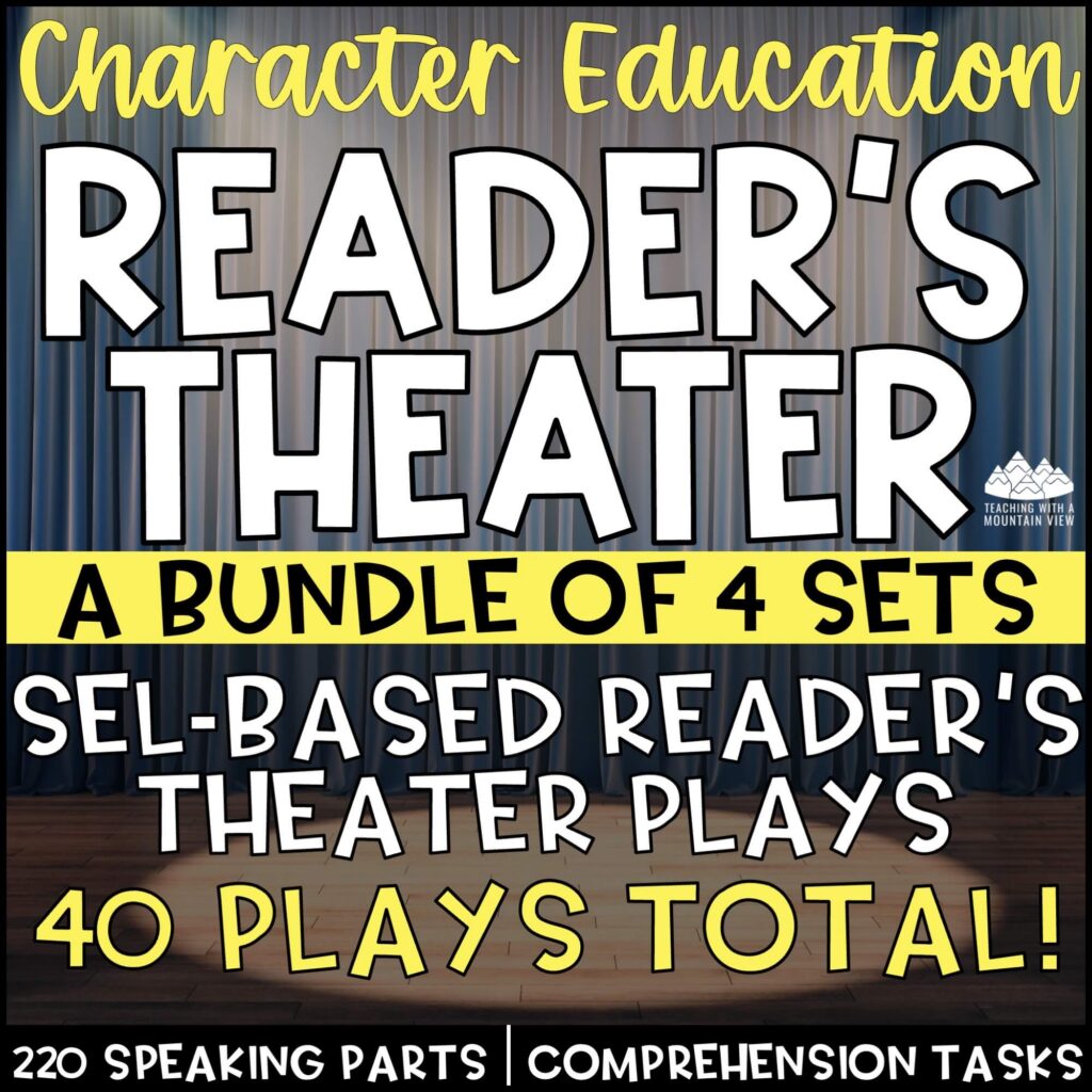 Homepage 11 Reader's theater bundle set character education SEL