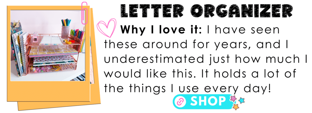 My Favorite Amazon Teacher Purchases for Prime Day 2026 5 letterorganizer