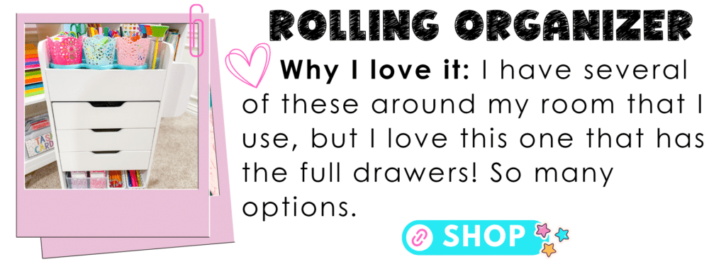 My Favorite Amazon Teacher Purchases for Prime Day 2026 6 rolling organizer