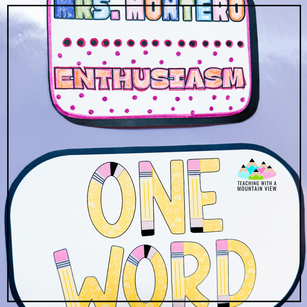 One Word Goal Setting for Kids: A Meaningful Back-to-School SEL Activity 42 OneWordforKids12